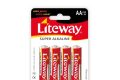 Q-LITE AA CELL 1.5V ALKALINE BATTERY (X4) LR6-AA-AM3